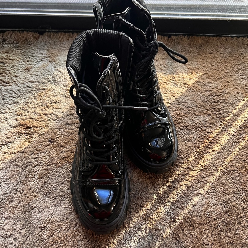 Black boots